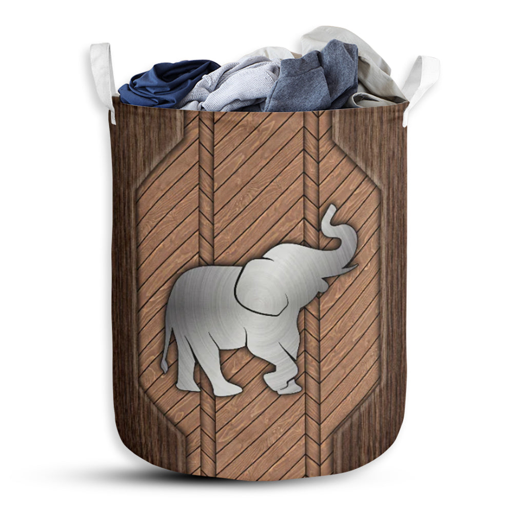 Elephant Wood - Laundry Basket - Owls Matrix LTD