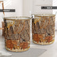 Elephant Floral Wood - Laundry Basket - Owls Matrix LTD