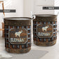 Elephant Iron Vintage - Laundry Basket - Owls Matrix LTD