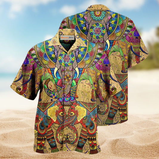 Elephants Colorful Edition – Hawaiian Shirt