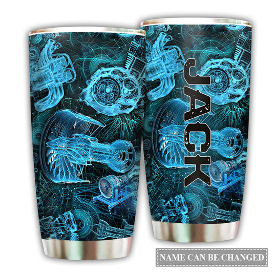 Engines Is My Life Personalized 20 Oz Tumbler For Coffee Travel And Daily Use