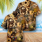 Steampunk Easter Enjoy Vintage Style - Hawaiian Shirt
