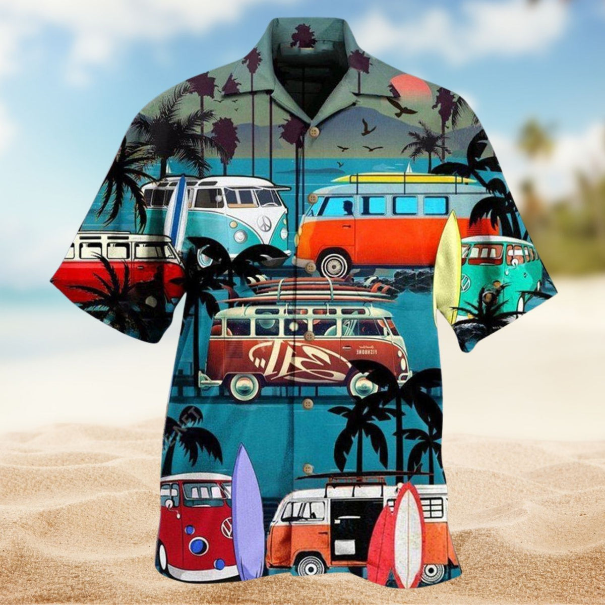 Enjoy Your Vanlife Van Edition – Hawaiian Shirt