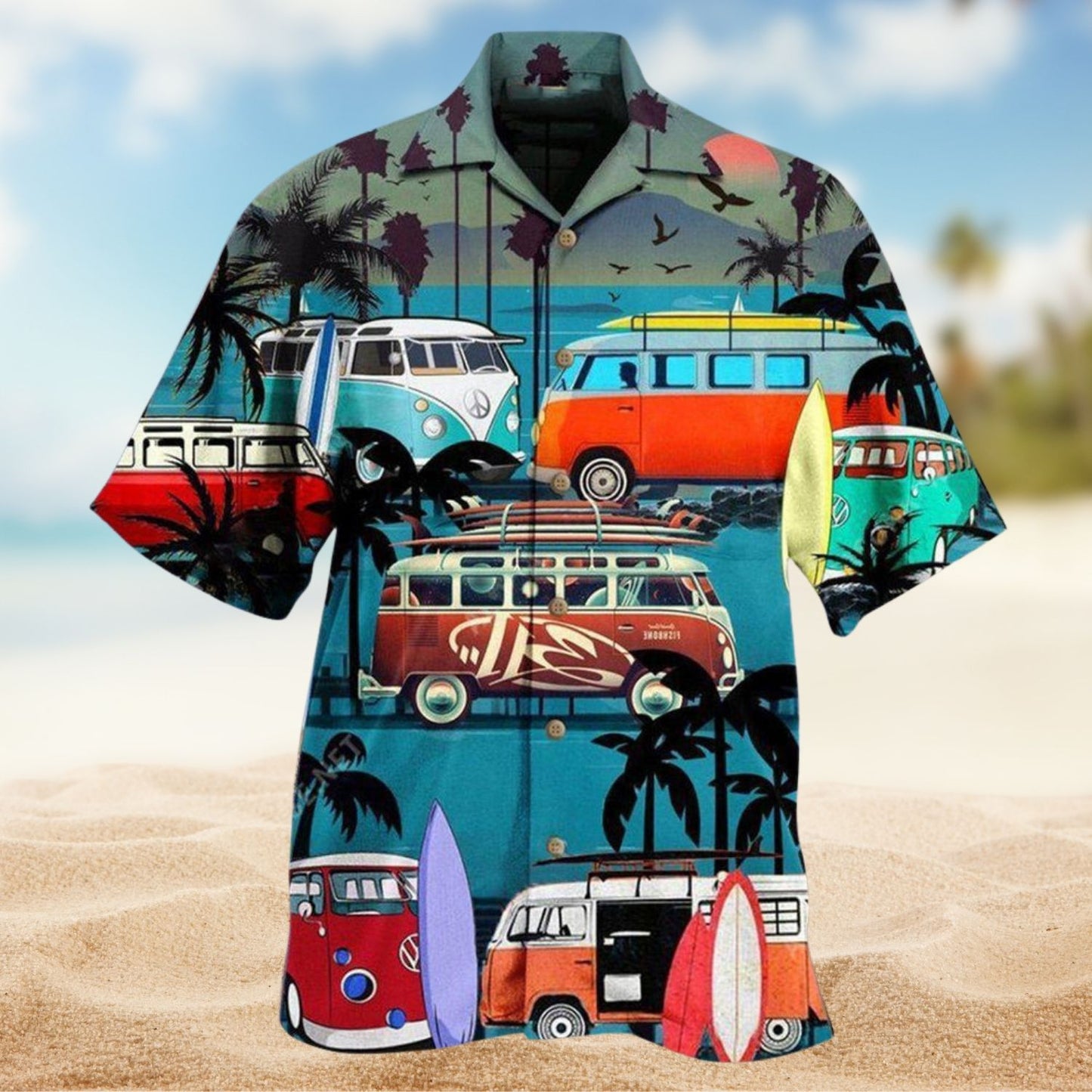 Enjoy Your Vanlife Van Edition – Hawaiian Shirt