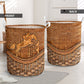 Equestrian Rattan Teaxture - Laundry Basket - Owls Matrix LTD