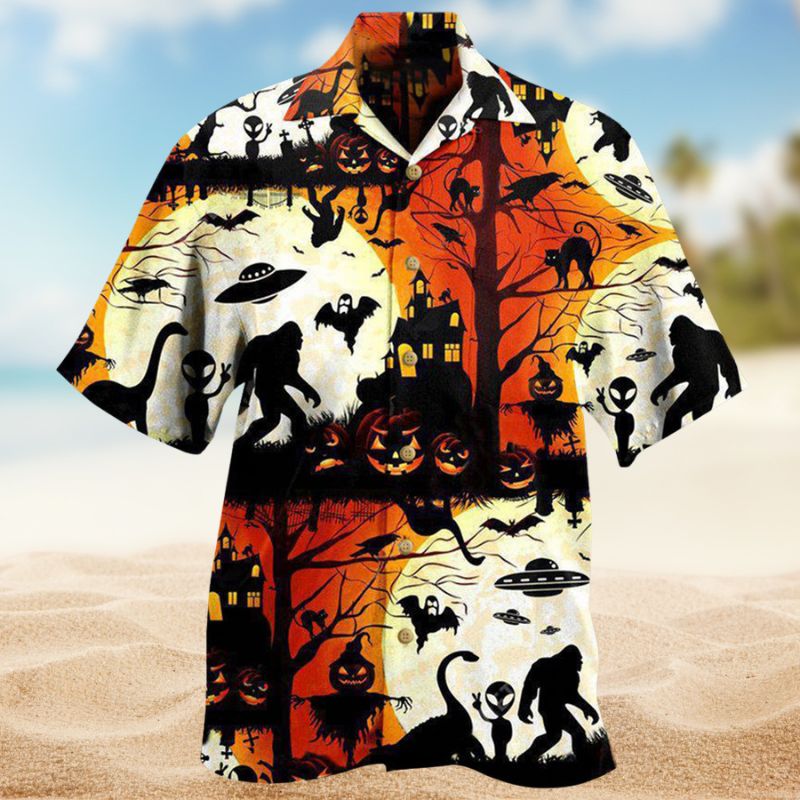 Ew People Bigfoot UFO Edition – Hawaiian Shirt