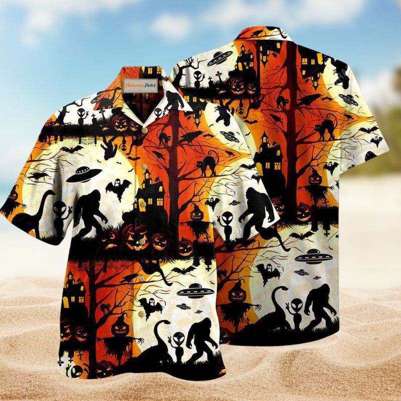 Ew People Bigfoot UFO Edition – Hawaiian Shirt