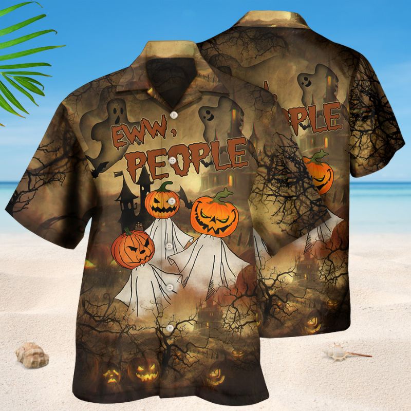 Eww People Pumpkin Ghost Edition – Hawaiian Shirt