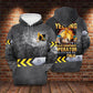 Excavator Heavy Equipment Art – 3D Hoodie