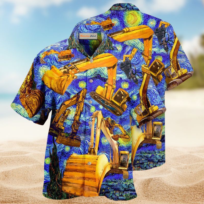 Excavator See You Later Edition – Hawaiian Shirt