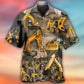 Excavator Construction Heavy Equipment - Hawaiian Shirt