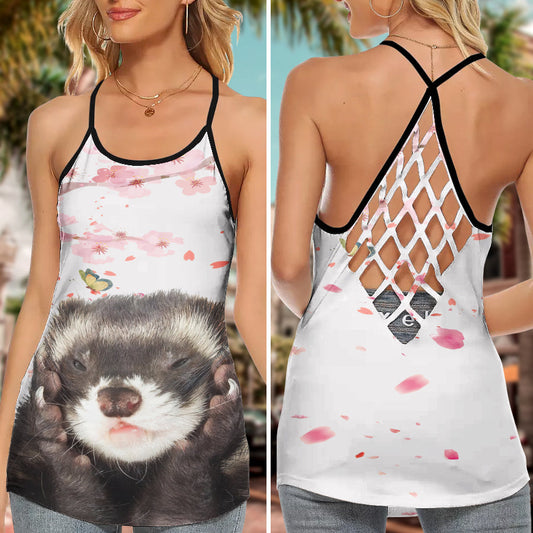 Ferret So Cute 6 – Hollow Tank Top
