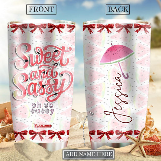Fruit Lemonade Sweet And Sassy Personalized 20 Oz Tumbler