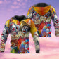 Funny Clown Happy Life Style - 3D Hoodie