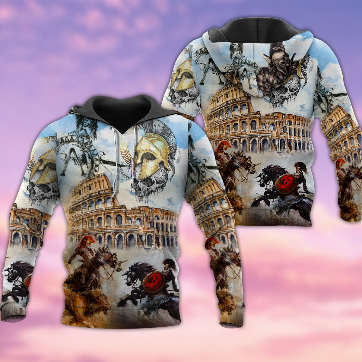 Roma Empire History Art – 3D Hoodie