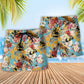 Bee And Roses Floral Art – Beach Short