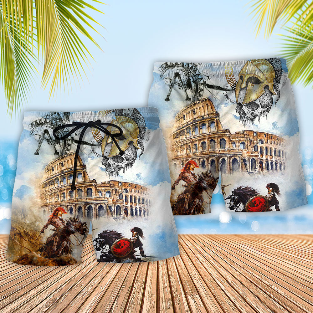 Ancient Rome Empire Inspired Art – Beach Short