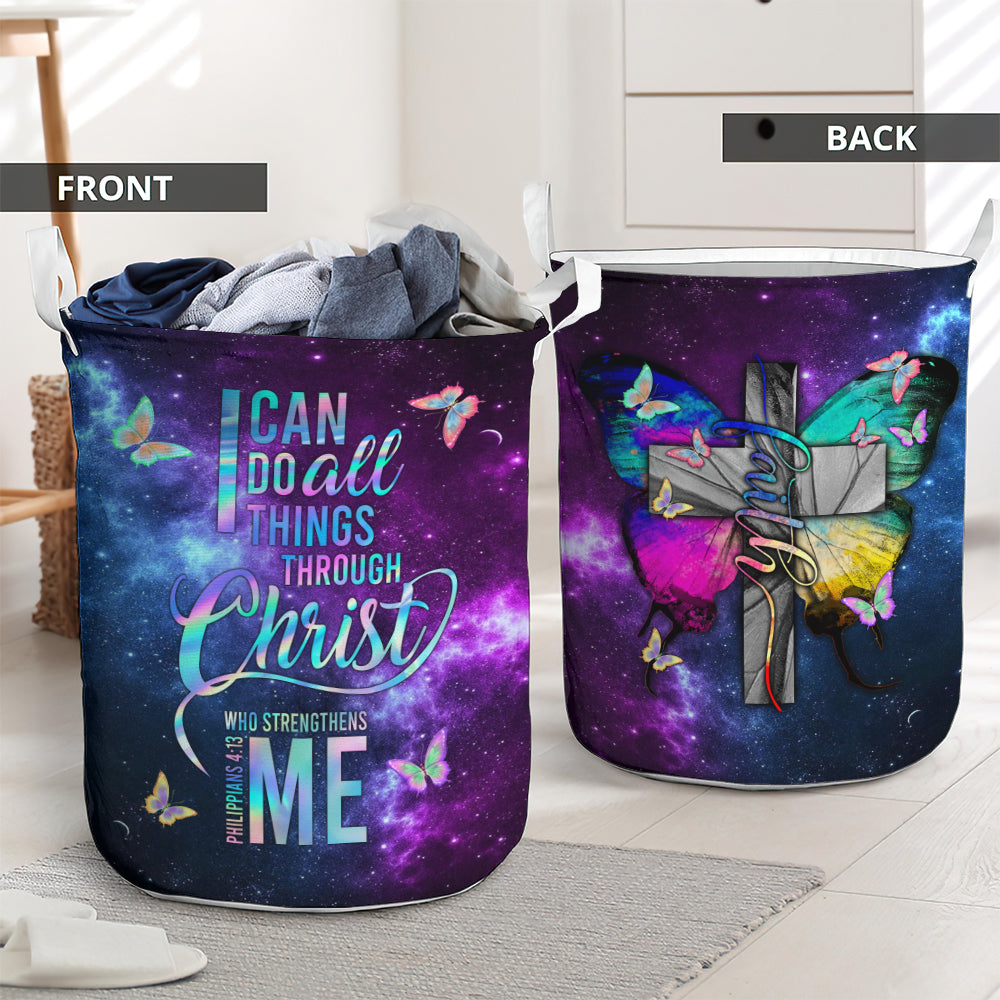 Faith Butterfly - Laundry basket - LAUB04LIN180222-Owls Matrix