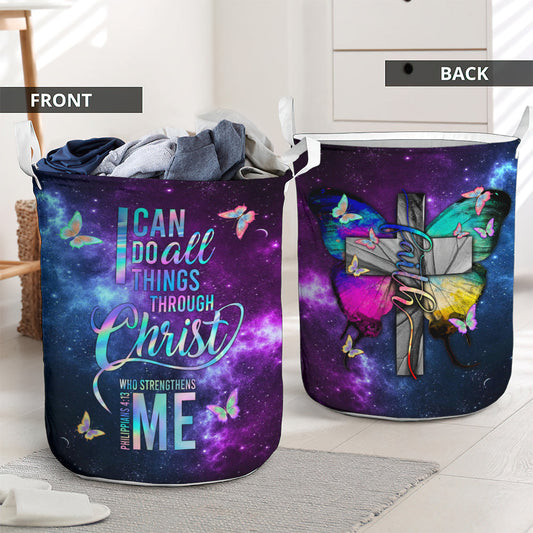Faith Butterfly - Laundry basket - LAUB04LIN180222-Owls Matrix