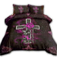 Jesus Faith Hope Love Rose Christian Bedding Cover For Faith Bedroom Decor