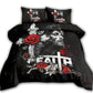 Jesus Christian Faith Roses Save My Soul Bedding Cover For Faith Bedroom Decor