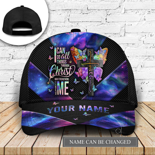 Faith Butterfly Galaxy Personalized – Classic Cap