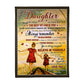 Family All The Things My Hands Have Held Mom To Daughter 50 x 60 Inch Flannel Blanket For Cozy Bedroom And Sofa Decor