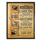 Family Dream Big Encouragement Daughter Gift 50 x 60 Inch Flannel Blanket For Cozy Bedroom And Sofa Decor