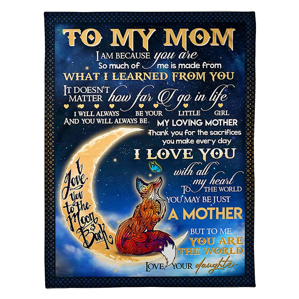 Family I Am Always With You 50 x 60 Inch Flannel Blanket For Cozy Bedroom And Sofa Decor