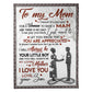 Family Endless Love My Loving Mother 50 x 60 Inch Flannel Blanket For Cozy Bedroom And Sofa Decor