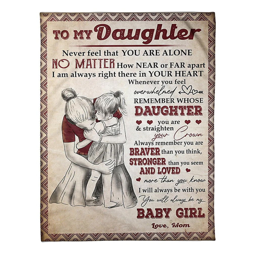 Family I'll Always Be With You 50 x 60 Inch Flannel Blanket For Cozy Bedroom And Sofa Decor