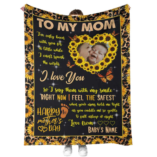 Family I've Only Been With You Personalized 50 x 60 Inch Flannel Blanket For Cozy Bedroom And Sofa Decor