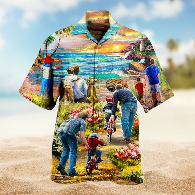 Family Love Dad Love Son Limited Edition – Hawaiian Shirt