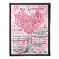 Family Love Dream Big Encouragement Daughter Gift 50 x 60 Inch Flannel Blanket For Cozy Bedroom And Sofa Decor