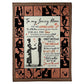 Family Loving Mom 50 x 60 Inch Flannel Blanket For Cozy Bedroom And Sofa Decor