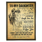 Family The Gift Of Life Daughter Gift 50 x 60 Inch Flannel Blanket For Cozy Bedroom And Sofa Decor