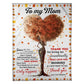 Family To My Mother 50 x 60 Inch Flannel Blanket For Cozy Bedroom And Sofa Decor