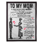 Family To My Mom Vintage If I Could 50 x 60 Inch Flannel Blanket For Cozy Bedroom And Sofa Decor