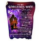 Family To My Wife Couple Love You 50 x 60 Inch Flannel Blanket For Cozy Bedroom And Sofa Decor