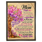 Family Endless Love Mother 50 x 60 Inch Flannel Blanket For Cozy Bedroom And Sofa Decor