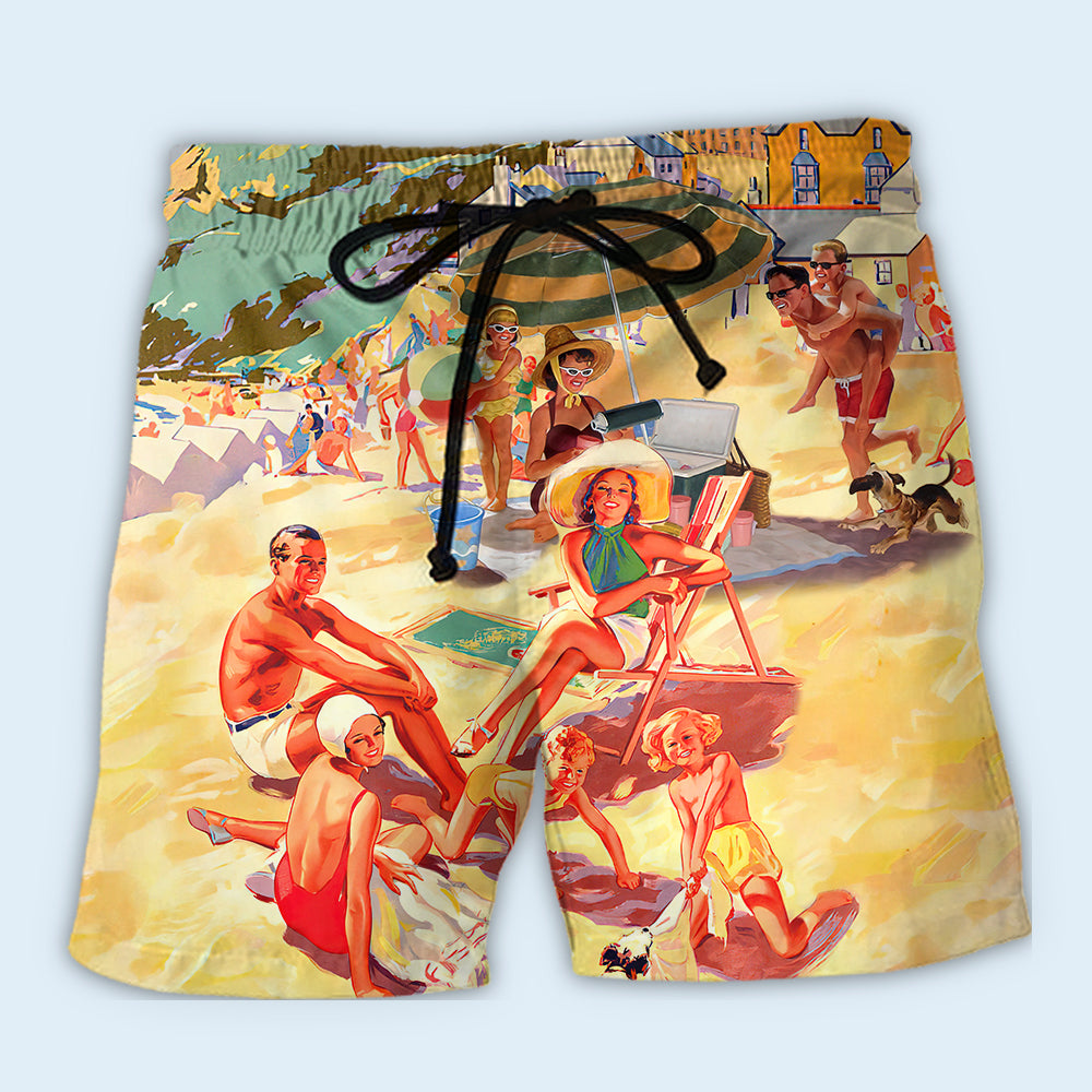 Funny Family Vacation Summer - Beach Short