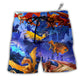 Beach Short / Adults / S Dragon Fantasy Style - Beach Short - Owls Matrix LTD