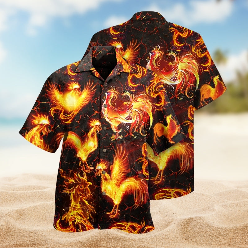 Farm Chicken Fire Love It Limited Edition – Hawaiian Shirt