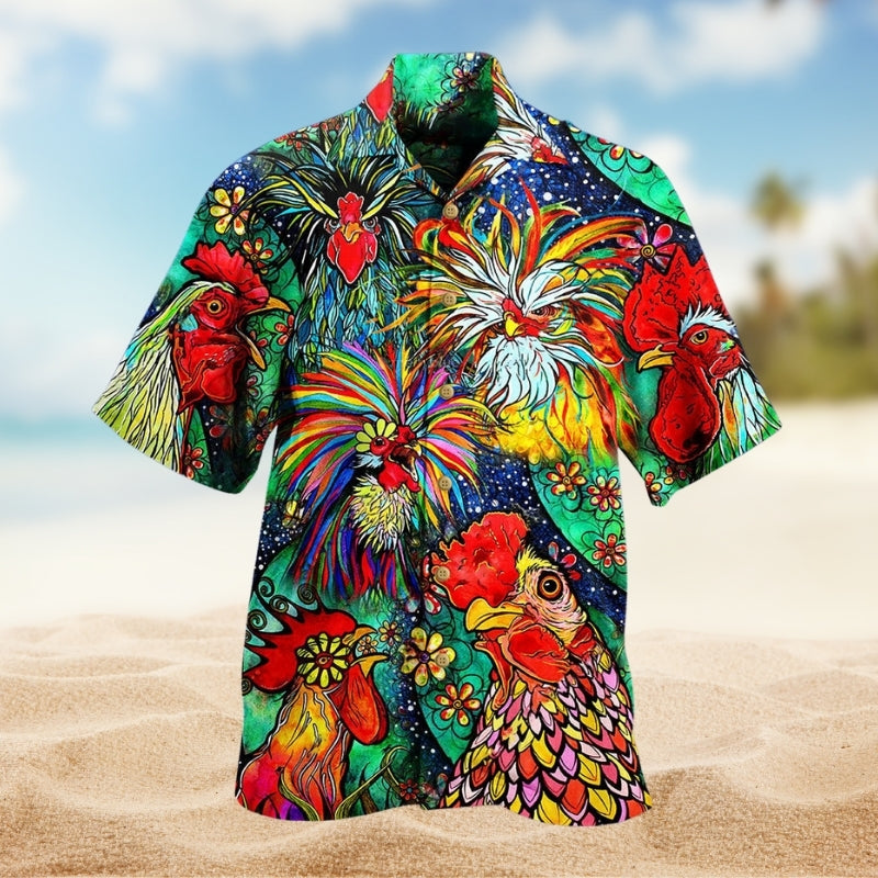 Farm Chicken Love Color Limited Edition – Hawaiian Shirt