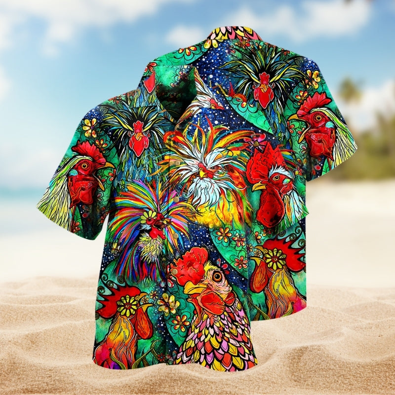 Farm Chicken Love Color Limited Edition – Hawaiian Shirt