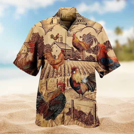 Farm Chicken Love Vintage Limited Edition – Hawaiian Shirt