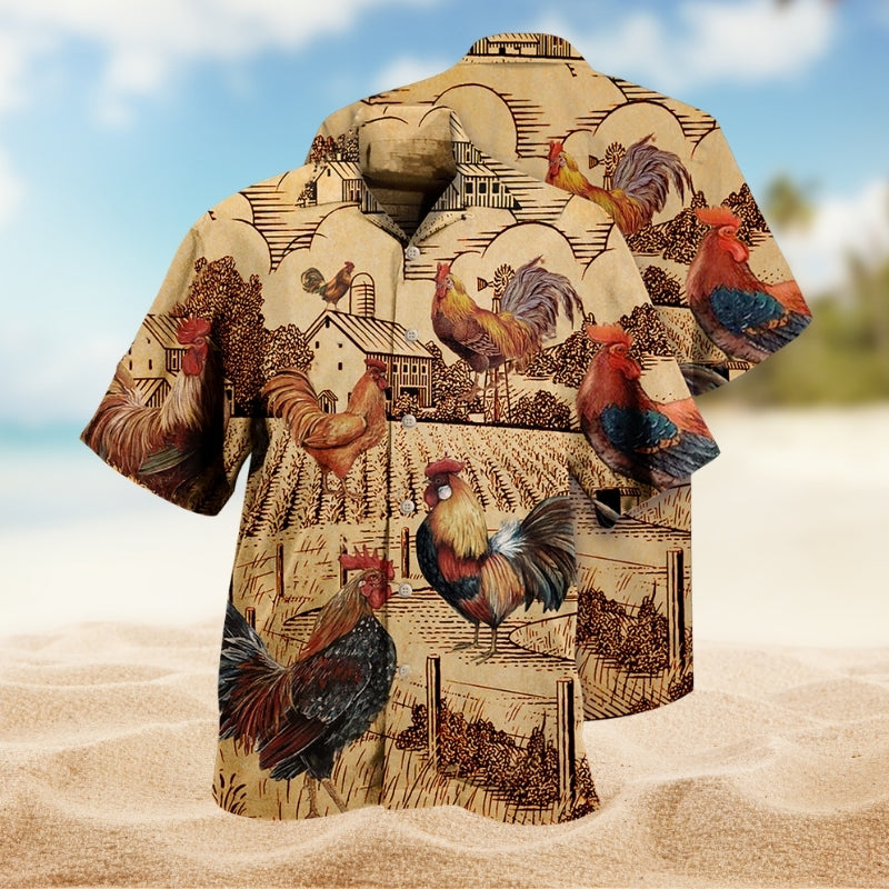 Farm Chicken Love Vintage Limited Edition – Hawaiian Shirt