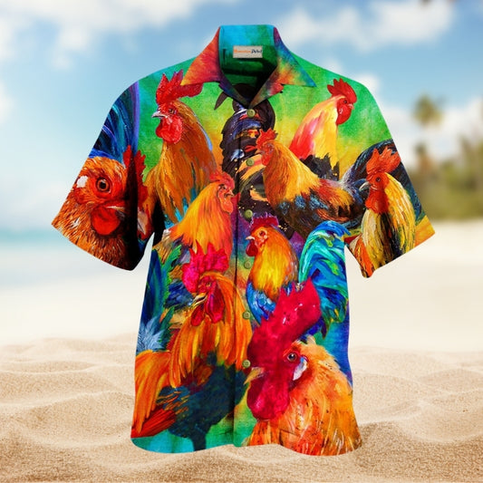 Farm Chicken Rooster Style Limited Edition – Hawaiian Shirt