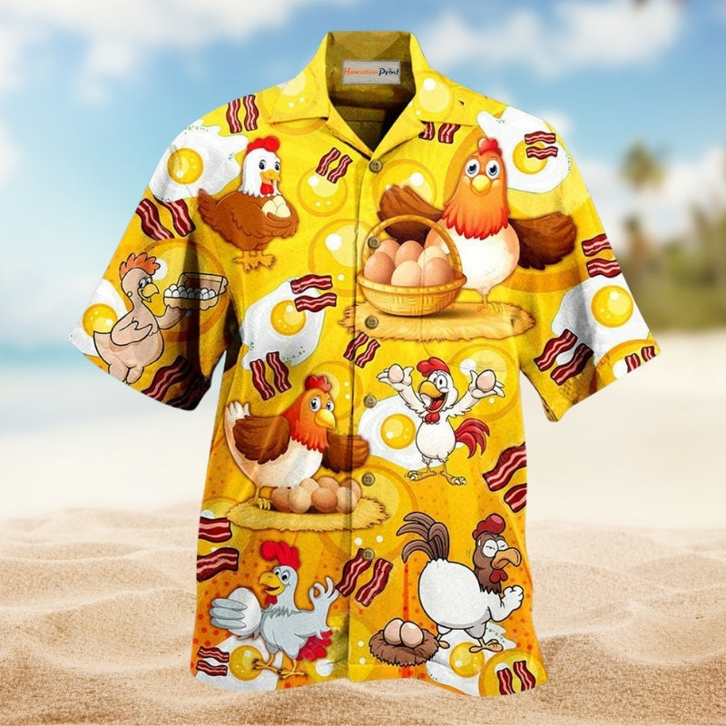 Farm Chickens The Pet That Poops Breakfast Limited Edition – Hawaiian Shirt