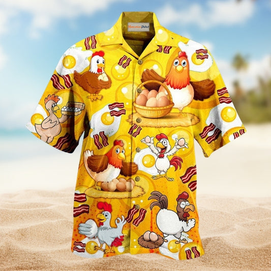 Farm Chickens The Pet That Poops Breakfast Limited Edition – Hawaiian Shirt